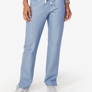 Figs Kade Scrub Pants Size Medium Light Blue